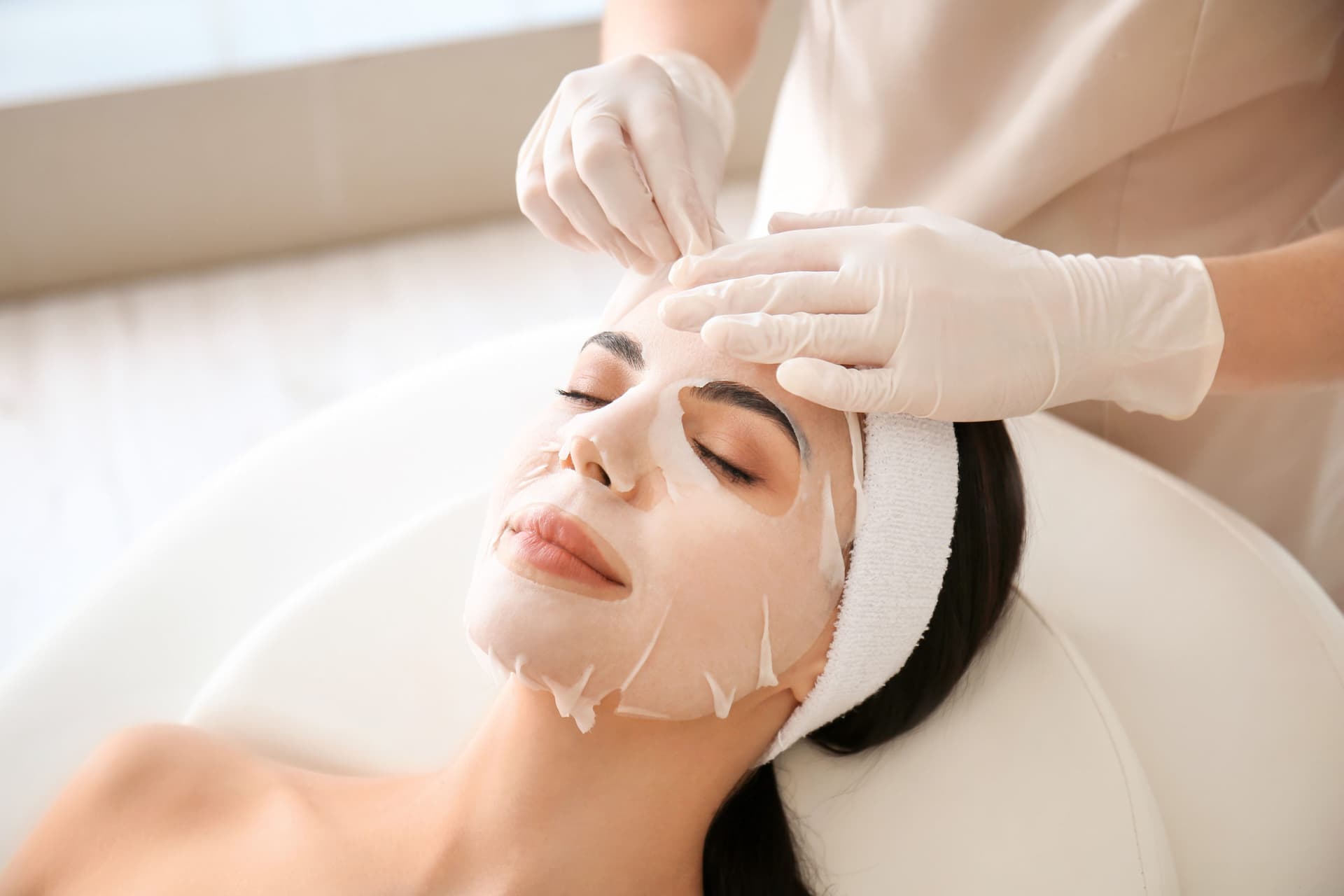 Luxury facial treatment at KIAN Privé