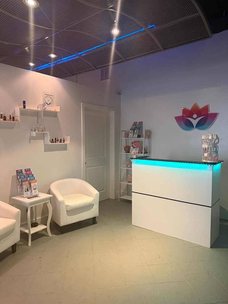 Holistic Salt Therapy Center reception and waiting area
