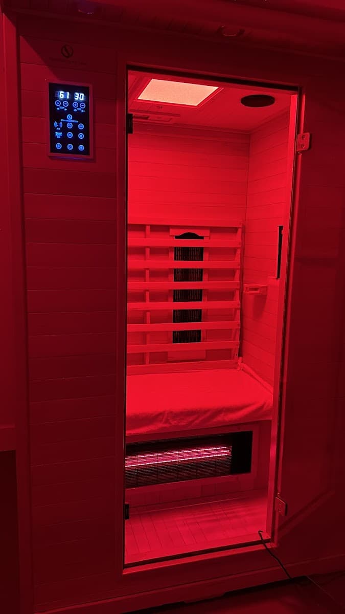 Holistic Salt Therapy Center PEMF therapy bed and infrared sauna